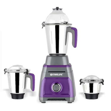خلاط ومطحنة ستارلايف 3 في 1، محرك عالي التحمل 1000 واط، SL-1043