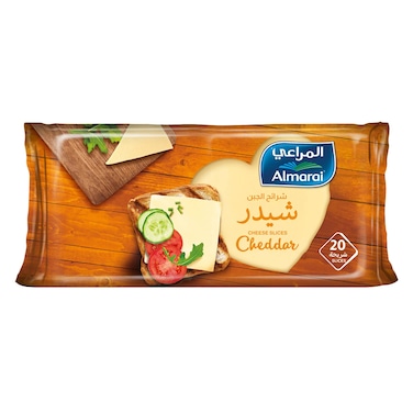 Almarai Cheese Slices Cheddar 400g &times; 20 Slices