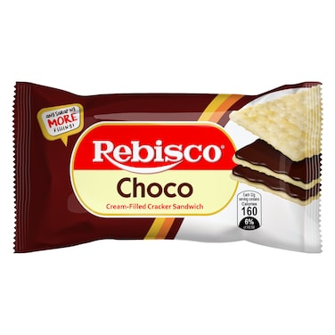 Rebisco Choco Cream Filled Cracker Sandwich 34g