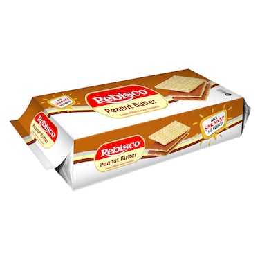 Rebisco Peanut Butter Cream Filled Cracker Sandwich 32g x10