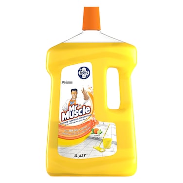 Mr. Muscle Multi-Purpose Floor Cleaner with Citrus Scent, 3L