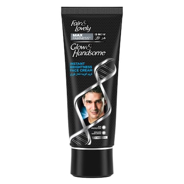 GLOW &amp; HANDSOME Formerly Fair &amp; Lovely Face Cream for men Instant Brightness for glowing skin, 100g