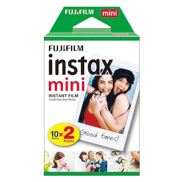 فيلم فوجي فيلم Instax رقم 16386016 لكاميرا Instax Mini 8/7S، 2 × 10 ورقات، قد تختلف العبوة