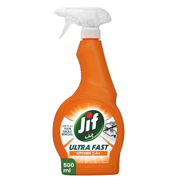 جف بخاخ للتنظيف فائق السرعة لتنظيف المطابخ 100٪ يزيل الدهون 500 مل