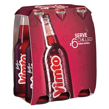 Vimto Sparkling Soft Drink 330ml Pack of 6