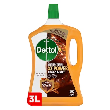 Dettol Antibacterial Floor Cleaner Oud Scent, 3L