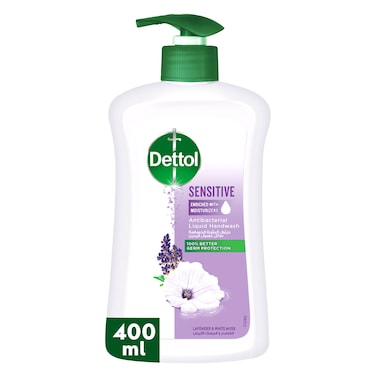ديتول صابون سائل لليدين المضاد للبكتيريا للبشرة الحساسة 400 مل