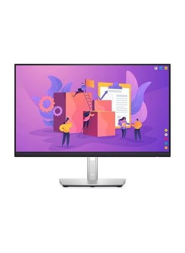 Dell P2422H 24 Inch FHD (1920x1080) IPS Monitor With Refresh Rate 60 Hz, Response Time 5ms, 99% sRGB, DisplayPort, HDMI, 4x USB, Adjustable Stand, Black