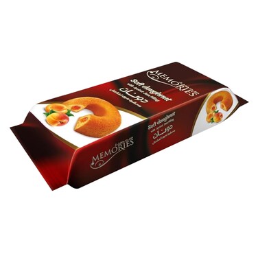 Memories Apricot Jam Filled Soft Doughnut 40g