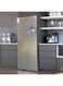 Double Door Steam Refrigerator - 17.1 Feet - Steel - KLG-NR550 (Installation Not Included)