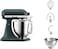 كيتشن إيد آرتيزان بريميوم - خلاط يدوي 4.8 لتر 300 واط مع ملحقات إضافية - أخضر زيتي - 5KSM185PSBPP
