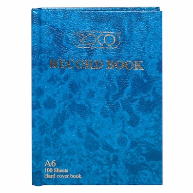 روكو Rq23516 دفتر ملاحظات مسطر A6 حجم 100 ورقة أزرق