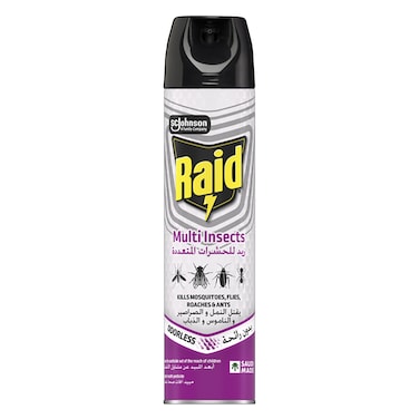 Raid Odorless Spray for Multi Insect Killer, 400ml