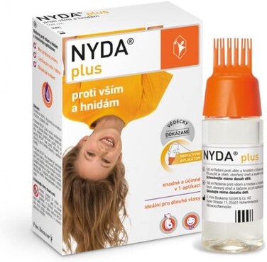 محلول بلس مضاد للقمل مع مشط من نايدا، 100 مل