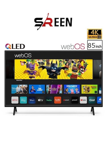 شاشة - 85 بوصة - QLED - سمارت - 4K - ويب اوس - SRET-85S4KWQ1 (غير شامل التركيب)