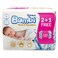 Sanita Bambi Baby Wipes Pure And Sensitive 56 Pieces x2 +1