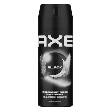 بخاخ أكس لكل الجسم للرجال، بلاك، 150 مل