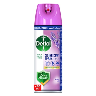 Dettol All in One Disinfectant Spray, Lavender Scent, 450ml