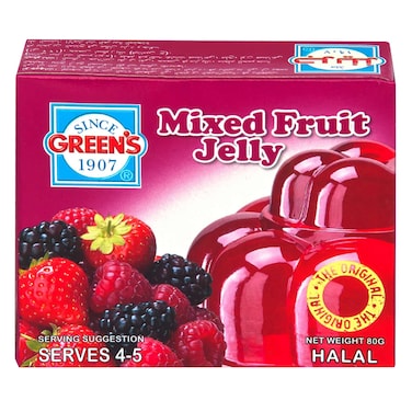 Greens Mixed Fruit Jelly 80g