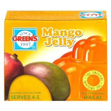 Green's Jelly Mango Flavor 80g