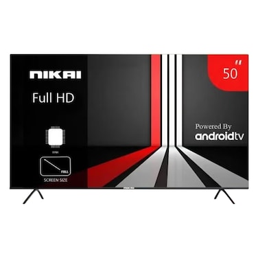 نيكاي تلفاز ذكي 50 بوصة FULL HD أندرويد 14 LED، تصميم بدون إطار (NTV5000SLED)