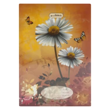 Roco Note Book 100 Sheets Arabic, Colored Cover