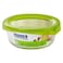 Luminarc G4264 Round Keep&rsquo;n Box Food Storage Small, 390ml, Green