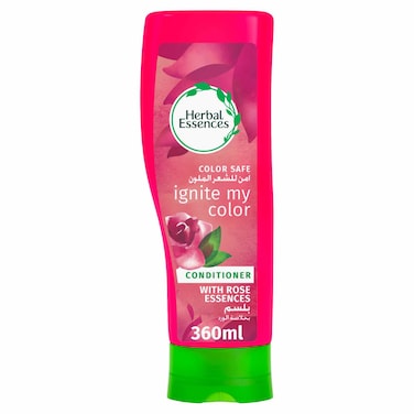 هيربل أسنسنز إيغنايت ماي كولور منعم للشعر الملون مع خلاصة الورد، 360 مل 