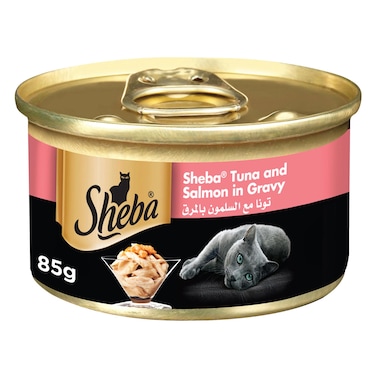 Sheba Cat Food Tuna &amp; Salmon, 85g Can
