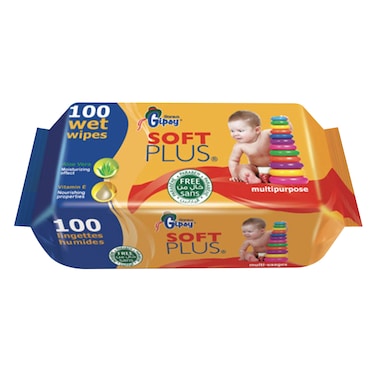 المناديل المبللة المتعددة الاستعمالات سانيتا جيبسي - 100 منديل