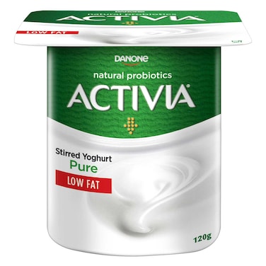 Activia Stirred Yoghurt Plain Light 125g