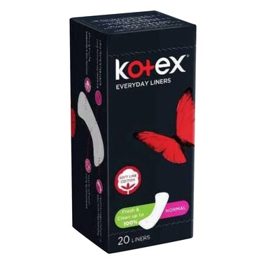 كوتكس فوط  النحيفة غير معطرة x20