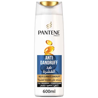 Pantene Pro-V 2in1 Anti-Dandruff Shampoo + Conditioner, 600 ml