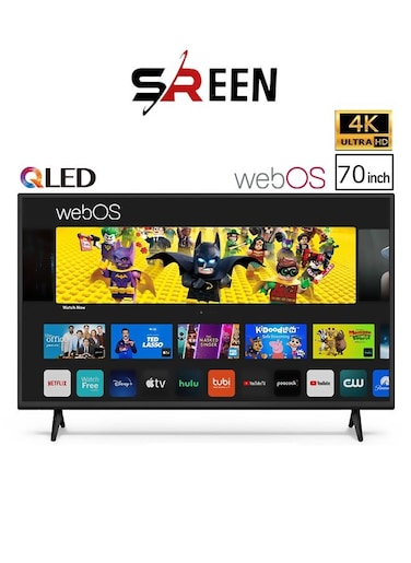 شاشة - 70 بوصة - QLED - سمارت - 4K - ويب اوس - SRET-70S4KWQ1 (غير شامل التركيب)