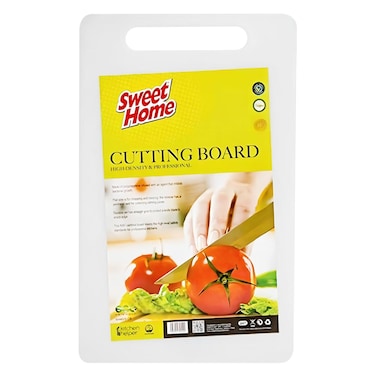 Sweet Home Cutting Board Large White