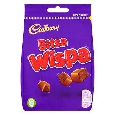 Cadbury Bitsa Wispa Chocolate Pouch 110g
