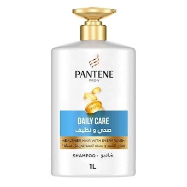 Pantene Pro-V Daily Care 2in1 Shampoo, Healthier Hair with Every Wash, 1 L