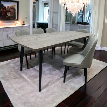 Wood Dining Table - 4 Chairs