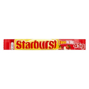 Starburst Fave Reds Fruit Chews Candy, 45g