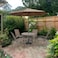 Circular Umbrella Table 4 Chairs - Beige