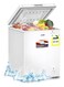 KMC Chest Freezer, 3.5 Feet, 100 Liters, KMCER-100H, White (Installation Not Included)