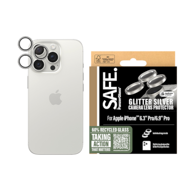 PanzerGlass SAFE Camera Lens Protector iPhone 16 Pro and iPhone 16 Pro Max - Silver