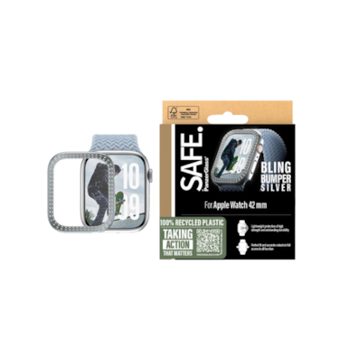 حماية شاشة بانزر جلاس ساعة ابل ووتش سلسلة 10 42 مم - فضي