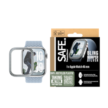 حماية شاشة بانزر جلاس ساعة ابل ووتش سلسلة 10 46 مم - فضي