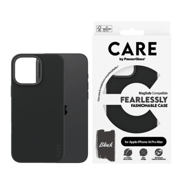 PanzerGlass CARE Fashionable Case with MagSafe iPhone 16 Pro Max - Black