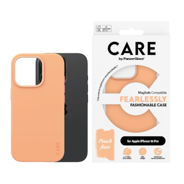 كفر حماية بانزر جلاس CARE يدعم تقنية الماج سيف ايفون 16 برو - خوخي