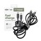 سلك شاحن امباور بانزر جلاس Racing من USB-C إلى USB-C بطول 1.2 م وبقوة 240 واط - أسود