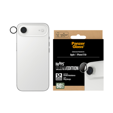 حماية كاميرا بانزر جلاس Hoops منفصلة ايفون 17 اير - شفاف