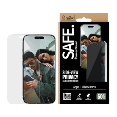 حماية شاشة بانزر جلاس SAFE ايفون 17 برو - شاشة كاملة حفظ الخصوصية