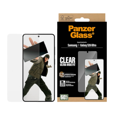 PanzerGlass Screen Protector Ultra-Wide-Fit with EasyAligner Samsung Galaxy S26 Ultra - Clear